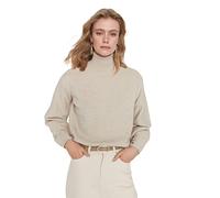 Trendyol Damen Twoaw21kz0485 Sweatshirt, grau, Small