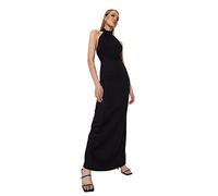 TRENDYOL Damen Women Fitted Knit Evening Dress Maxi Shift Tailliertes Strick-Abendkleid, Schwarz, 34