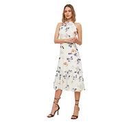 Trendyol Damen Women Midi A-line Regular fit Woven Dress Kleid, Natur, 38