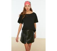 Trendyol Femmes Col bateau Bras bas T-shirt XL