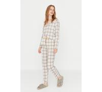 Trendyol Femmes Col de chemise Pyjama Ensemble 2 pieces S