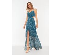 Trendyol Femmes Col en V Une ligne Maxi Robe EU 36 / UK 8