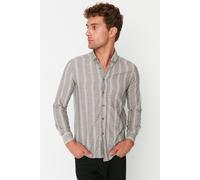 Trendyol Garçon Col boutonné Bras standard basique Chemise S