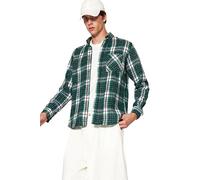 Trendyol Herren Kariert/Karo Lange Ärmel Schlank Hemd