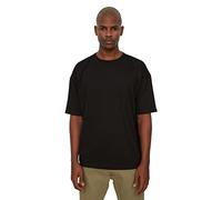 TRENDYOL Herren Männliches Basisches Bike-Kragen Übergroß Kurzarm T-Shirt
