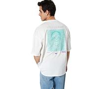 Trendyol Herren Oversize Basic Rundhals Knit T-Shirt, Natur, M