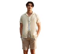 TRENDYOL Herren Regular Fit Basic Hemdkragen Gewebtes Hemd