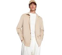 TRENDYOL Herren Trendyol Herren Gerade Lange Ärmel Regulär Hemd Shirt Classic, Stone, S