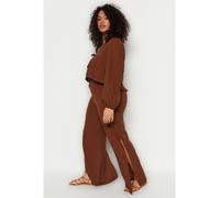 trendyol Hose in Cognac - Größe 48 | Damenhosen