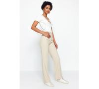 trendyol Hose in Creme - 50% | Größe 40 | Damenhosen