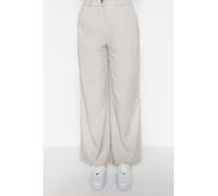 Trendyol Collection Stone Wide Leg/wide Leg Woven Gestreifte Hose für Damen - 42