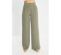 Trendyol Collection Helle Khaki-hose Mit Weitem Bein/webhose Mit Weitem Bein für Damen - 40