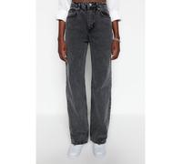 trendyol Jeans - Comfort fit - in Anthrazit - Größe 38 | Damenjeans