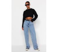 trendyol Jeans - Comfort fit - in Blau - Größe 40 | Damenjeans