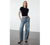 trendyol Jeans - Comfort fit - in Hellblau - Größe 38 | Damenjeans