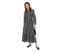 Trendyol Kleid - Beige - Skater, Schwarz, 44