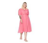Trendyol Kleid in Übergröße - Grün - lässig, Fuchsia, 72 Große Größen