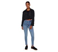 TRENDYOL Light Blue Shaping Effect High Waist Skinny Jeans TWOAW24JE00070, Light Blue, 38