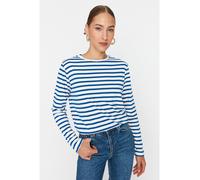 trendyol Longsleeve in Blau - Größe L | Damen Tops