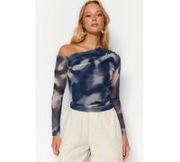 trendyol Longsleeve in Blau - Größe L | Damen Tops