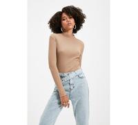 trendyol Longsleeve in Camel - Größe XS | Damen Tops