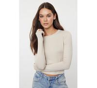 trendyol Longsleeve in Creme - Größe S | Damen Tops