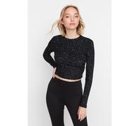 trendyol Longsleeve in Schwarz - Größe L | Damen Tops