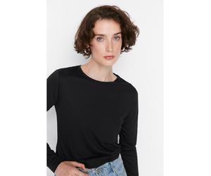 trendyol Longsleeve in Schwarz - Größe L | Damen Tops