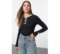 trendyol Longsleeve in Schwarz - Größe S | Damen Tops