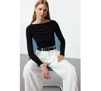 trendyol Longsleeve in Schwarz - Größe XL | Damen Tops