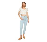 Trendyol Man Basic High Waist Skinny Jeans, Light Blue, 44