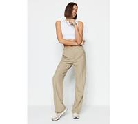 trendyol Marlenehose in Beige - Größe 36 | Damenhosen