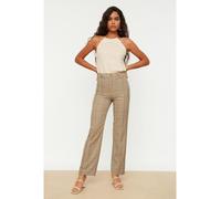 trendyol Marlenehose in Beige - Größe 38 | Damenhosen