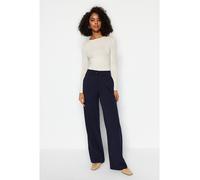 trendyol Marlenehose in Dunkelblau - Größe 42 | Damenhosen