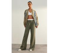 trendyol Marlenehose in Grün - Größe 36 | Damenhosen