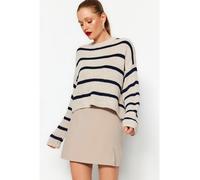trendyol Pullover in Beige - Größe L | Damen Pullover Cardigans