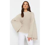 trendyol Pullover in Beige - Größe S | Damen Pullover Cardigans