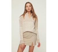 trendyol Pullover in Beige - Größe S | Damen Pullover Cardigans