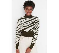 trendyol Pullover in Khaki - Größe M | Damen Pullover Cardigans