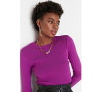 trendyol Pullover in Lila - Größe L | Damen Pullover Cardigans