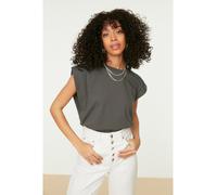 trendyol Shirt in Anthrazit - Größe L | Damen Tops