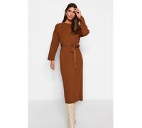 trendyol Strickkleid in Braun - Größe S | Damen Kleider