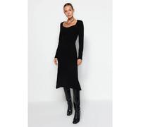 trendyol Strickkleid in Schwarz - Größe L | Damen Kleider