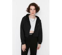 trendyol Sweatjacke in Schwarz - Größe XS | Damen Sweatshirts Jacken