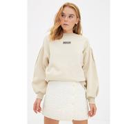 trendyol Sweatshirt in Beige - Größe L | Damen Sweatshirts Jacken