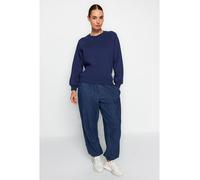 trendyol Sweatshirt in Dunkelblau - Größe M | Damen Sweatshirts Jacken