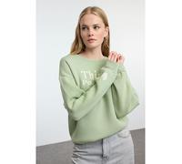 trendyol Sweatshirt in Grün - Größe S | Damen Sweatshirts Jacken