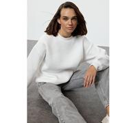 trendyol Sweatshirt in Weiß - Größe L | Damen Sweatshirts Jacken