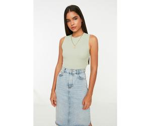 trendyol Top in Hellgrün - Größe L | Damen Tops