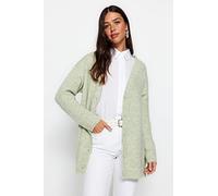 Trendyol Women's Damen Gerade Lange Ärmel Regulär Hijab Cardigan Sweater, Mint, L